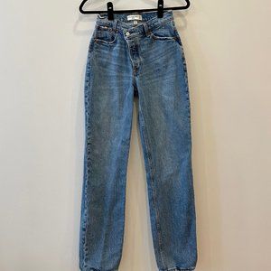 Abercrombie Curve Love High Rise Dad Jean